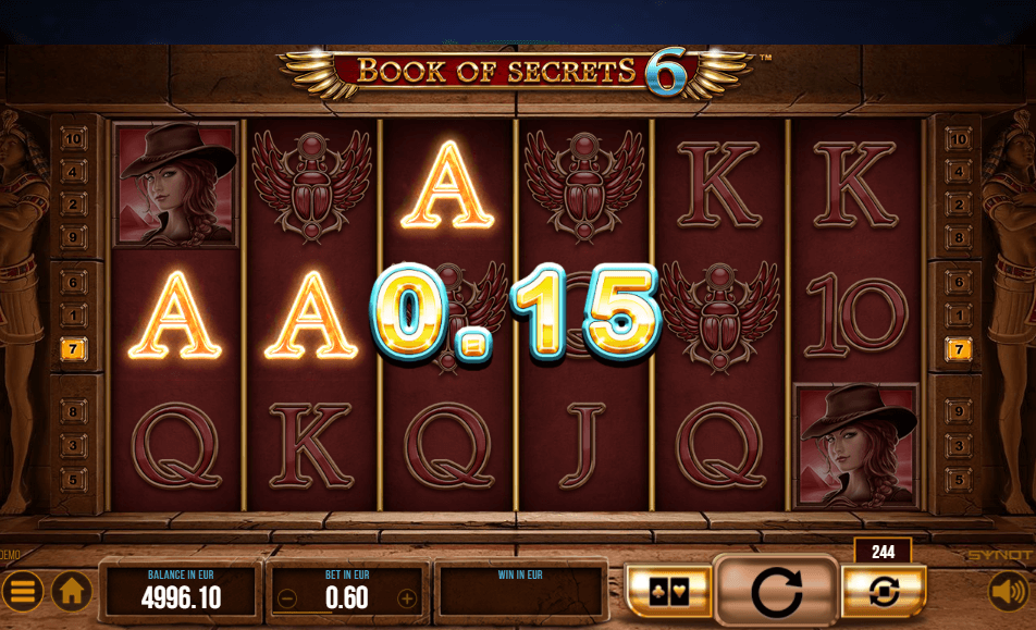 Book of Secrets 6 Online Slot Game Win