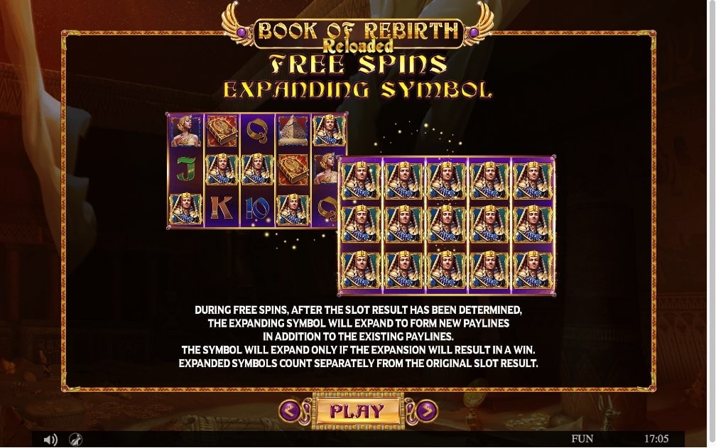 book of rebirth free spins