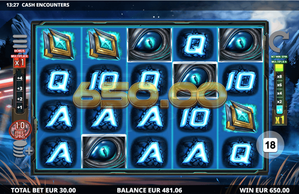 Cash Encounters Online Slot Game Big Win