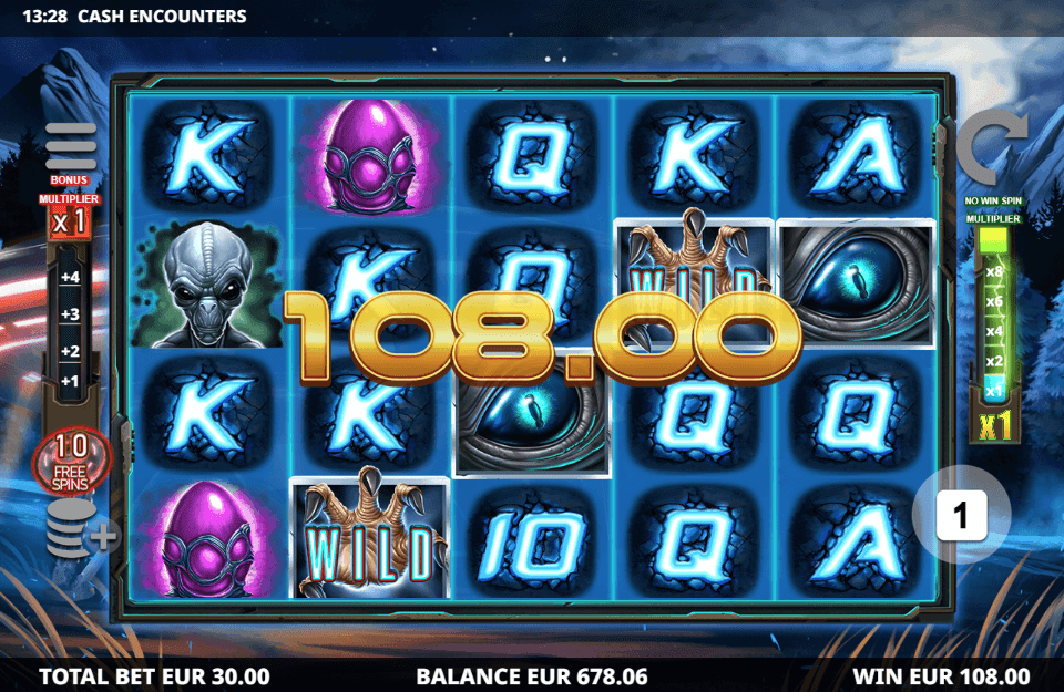 Cash Encounters Online Slot Game Win