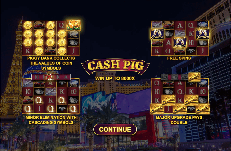 cash pig feature