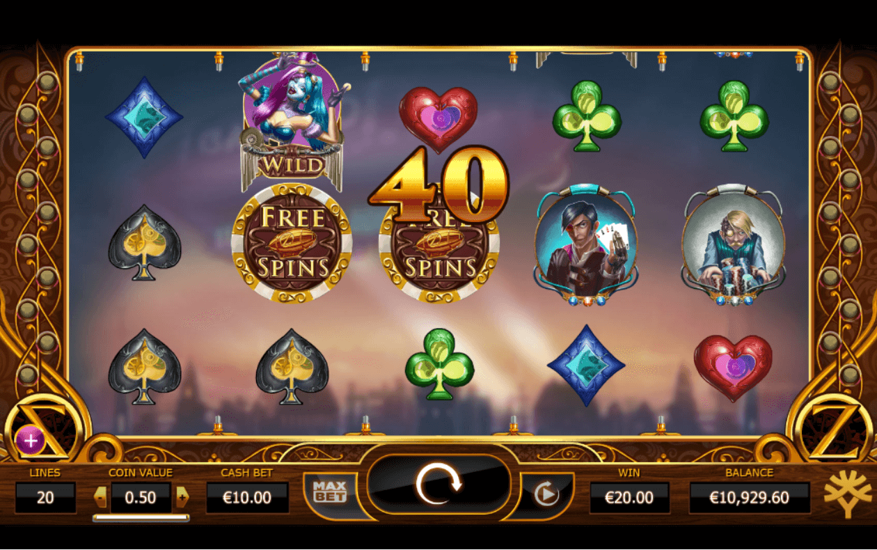 Yggdrasil Gaming Cazino Zeppelin slot gameplay win