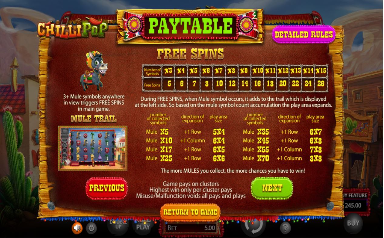 BetSoft ChilliPop slot online casino gameplay main screen symbol payout scatter wild free spins bonus