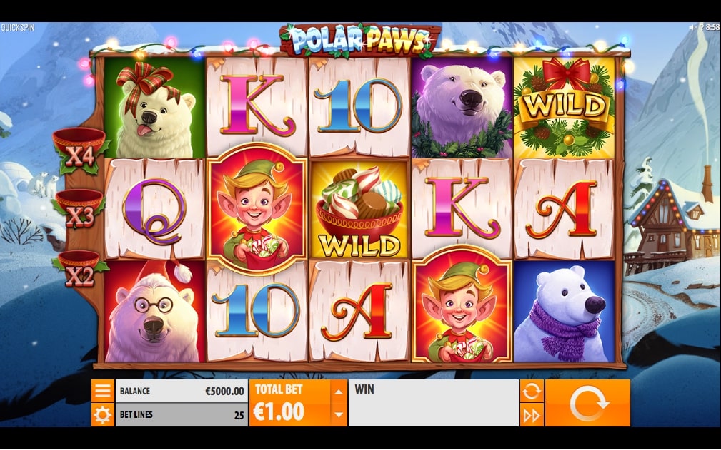 Christmas Theme Slots Polar Paws Slot Game