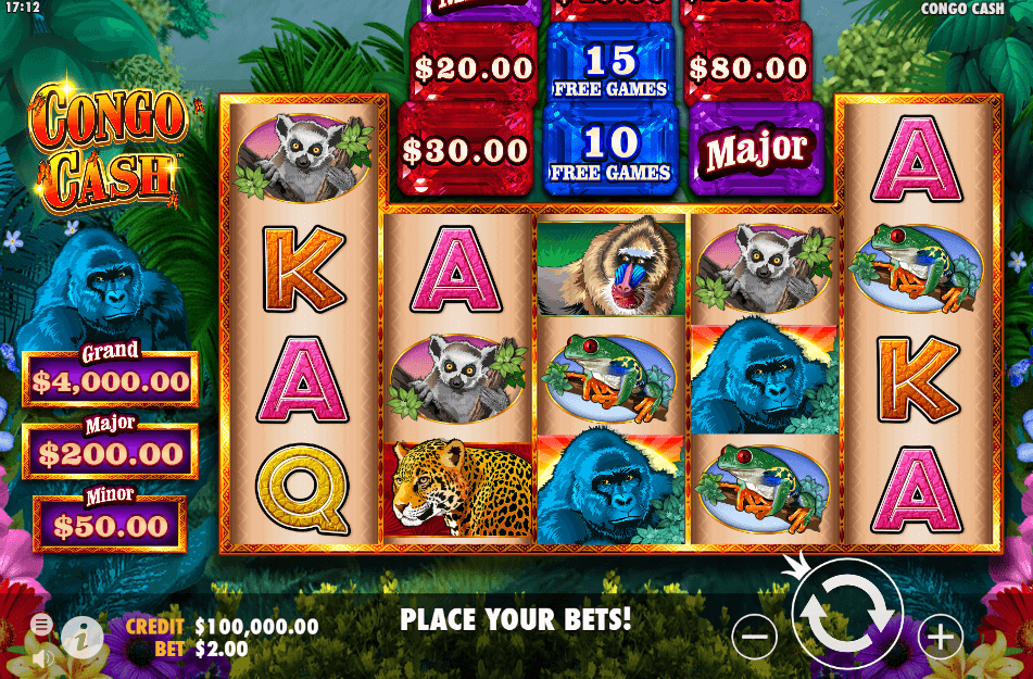 congo cash reels