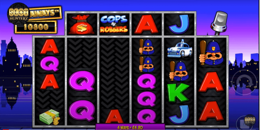 cops n robbers megaways win