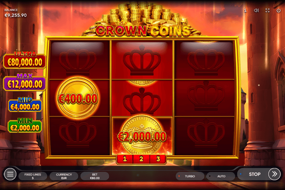 Crown Coins Bonus Round Screenshot