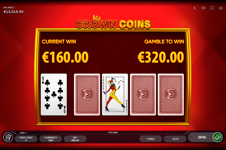 Crown Coins Risk Game Screenshot