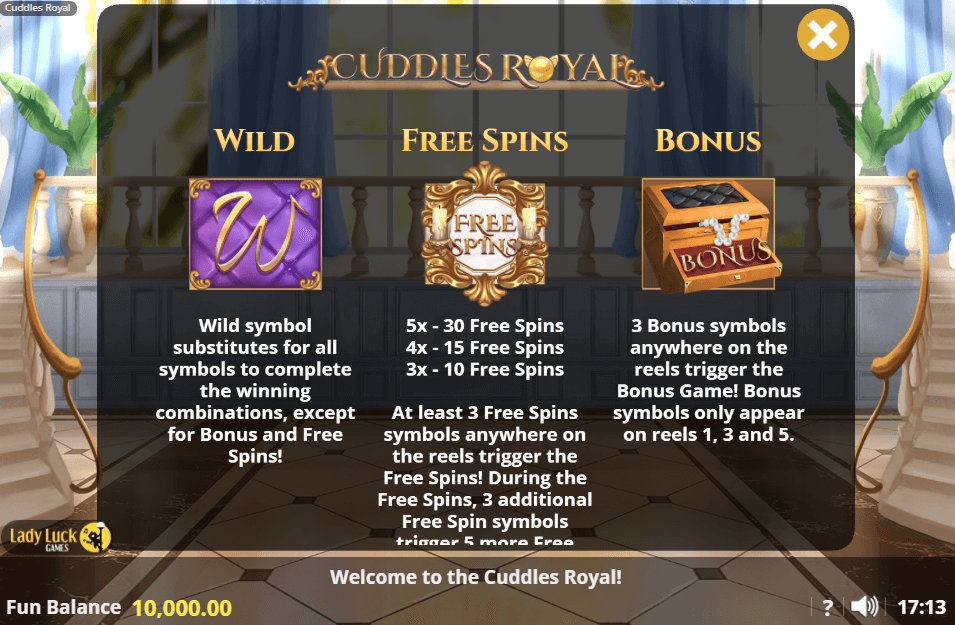 cuddles royal features