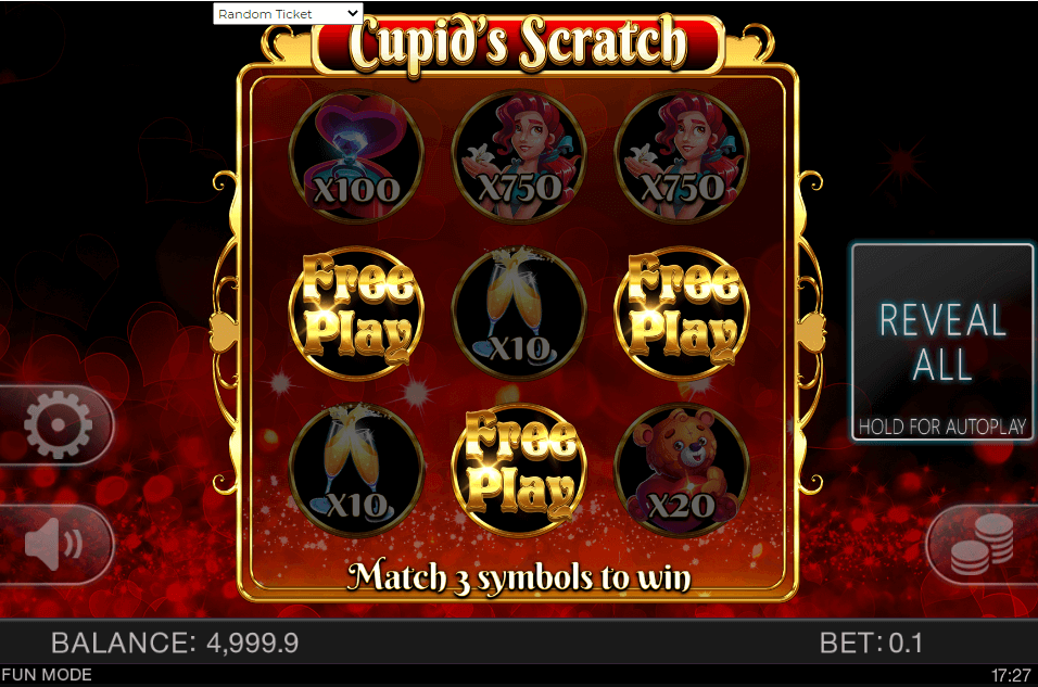 Cupids Scratch Review, Bonuses & Free Play (91.83 RTP)