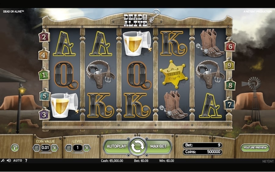 NetEnt Dead Or Alive Slot Overview