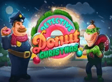 detective donut christmas icon