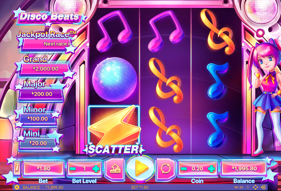 juego de tragamonedas disco beats habanero