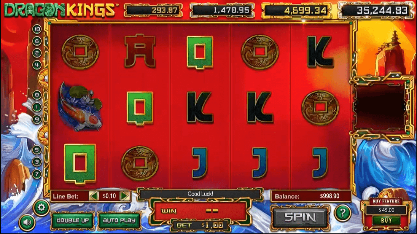 BetSoft Dragon Kings online slot game reels