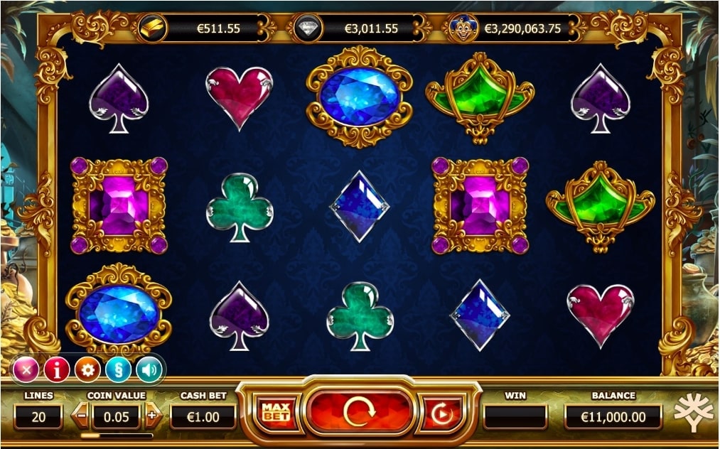 Yggdrasil Gaming Empire Fortune Slot Reels