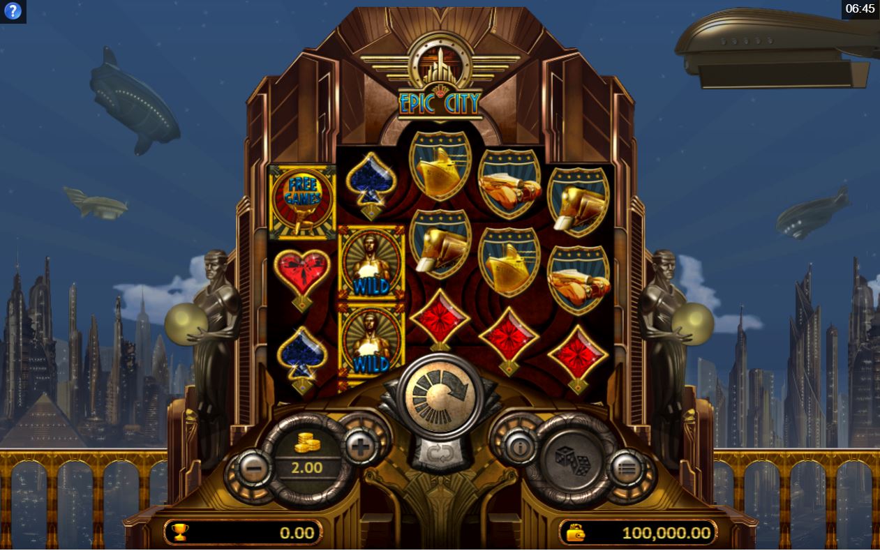 Microgaming Epic City Slot Reels