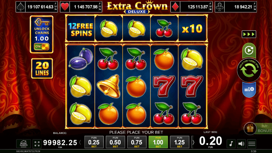 extra crown deluxe tableau