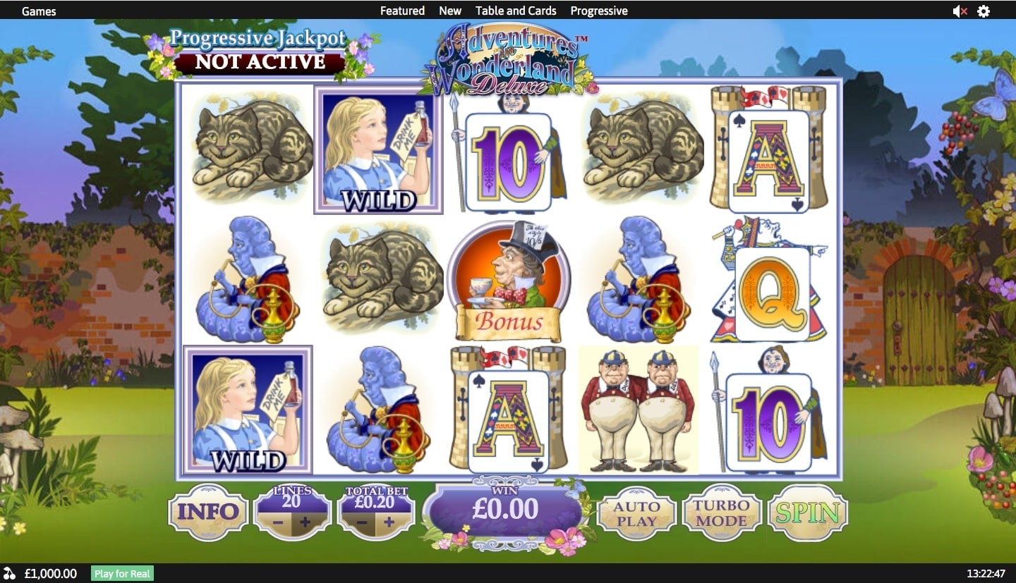 Fairytale Theme Slots Adventures in Wonderland Slot Game