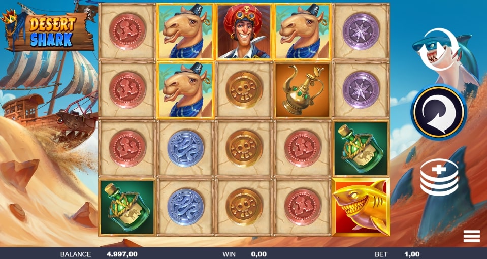 Desert Shark Fantasma Games tragamonedas en línea