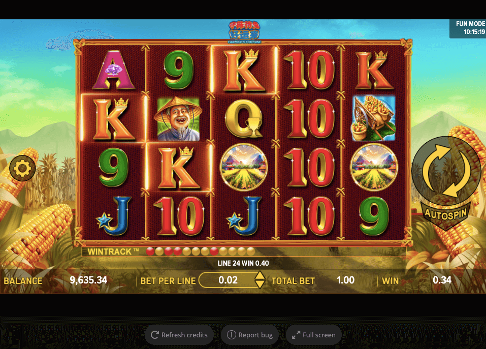 Farmer’s Fortune Online Slot Game Reels