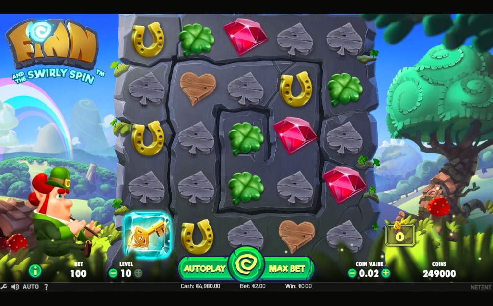 NetEnt Finn and the Swirly Spin Slot Reels