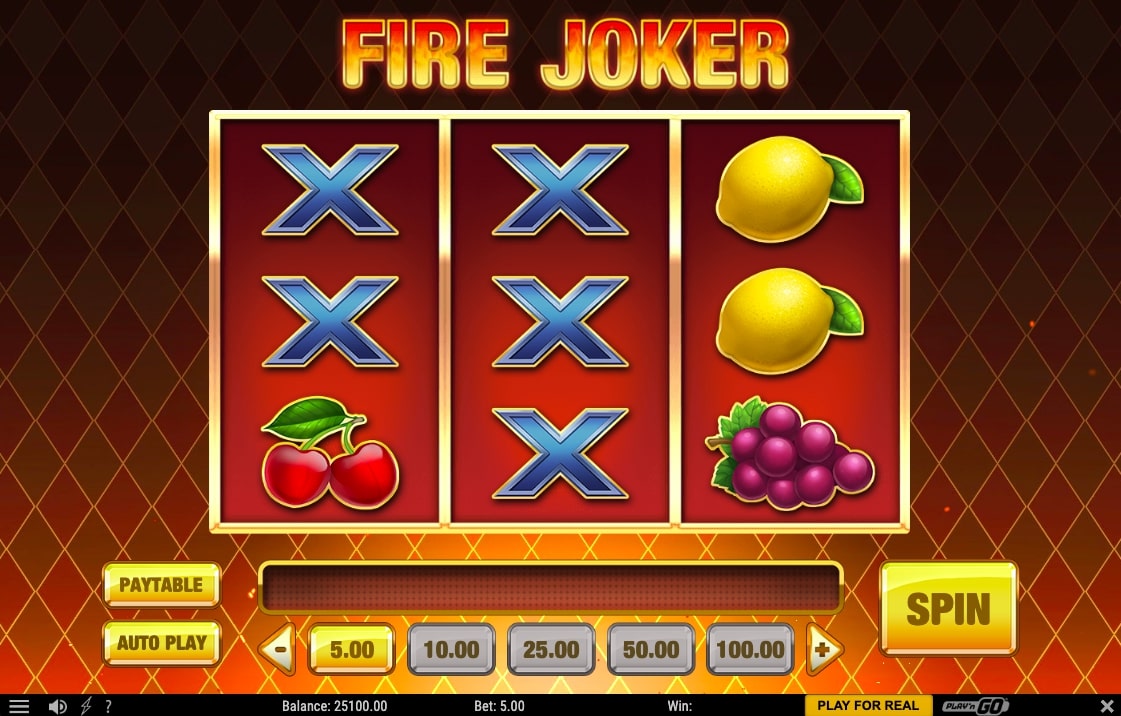 Play N GO Fire Joker Slot Reels