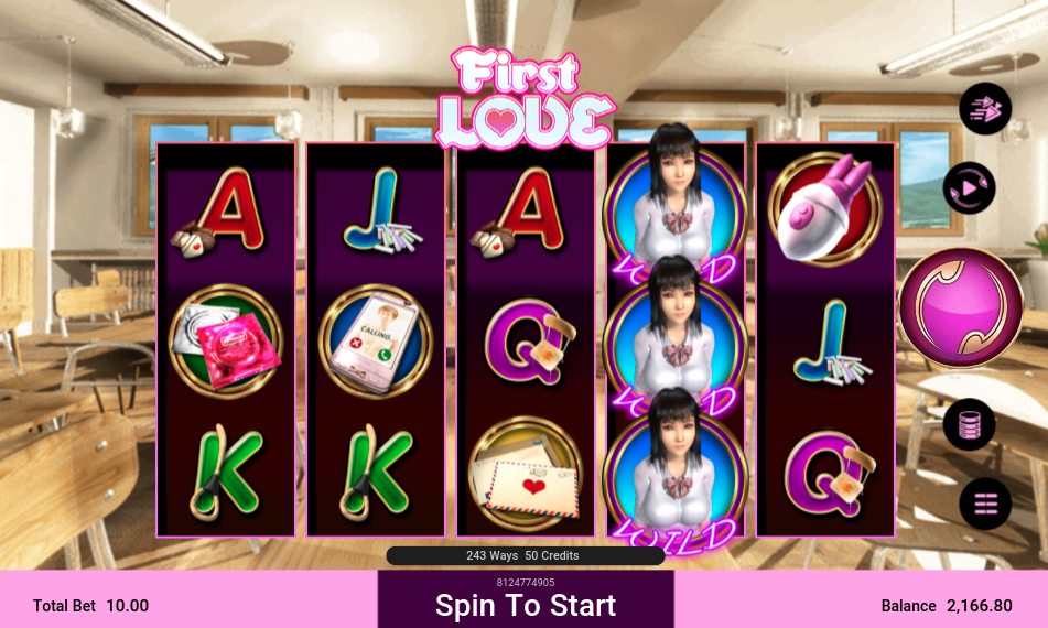 first love sexy online slot