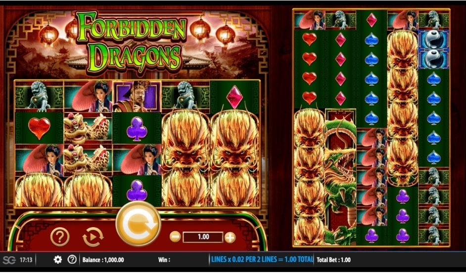 Forbidden Dragons Slot Reels