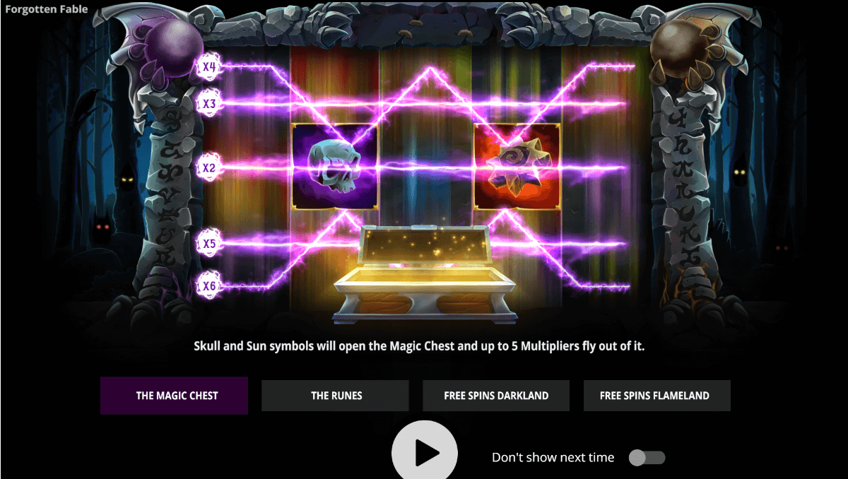 Forgotten Fable Online Slot Game Intro