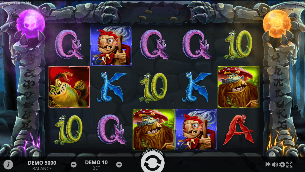 Forgotten Fable Online Slot Game Reels