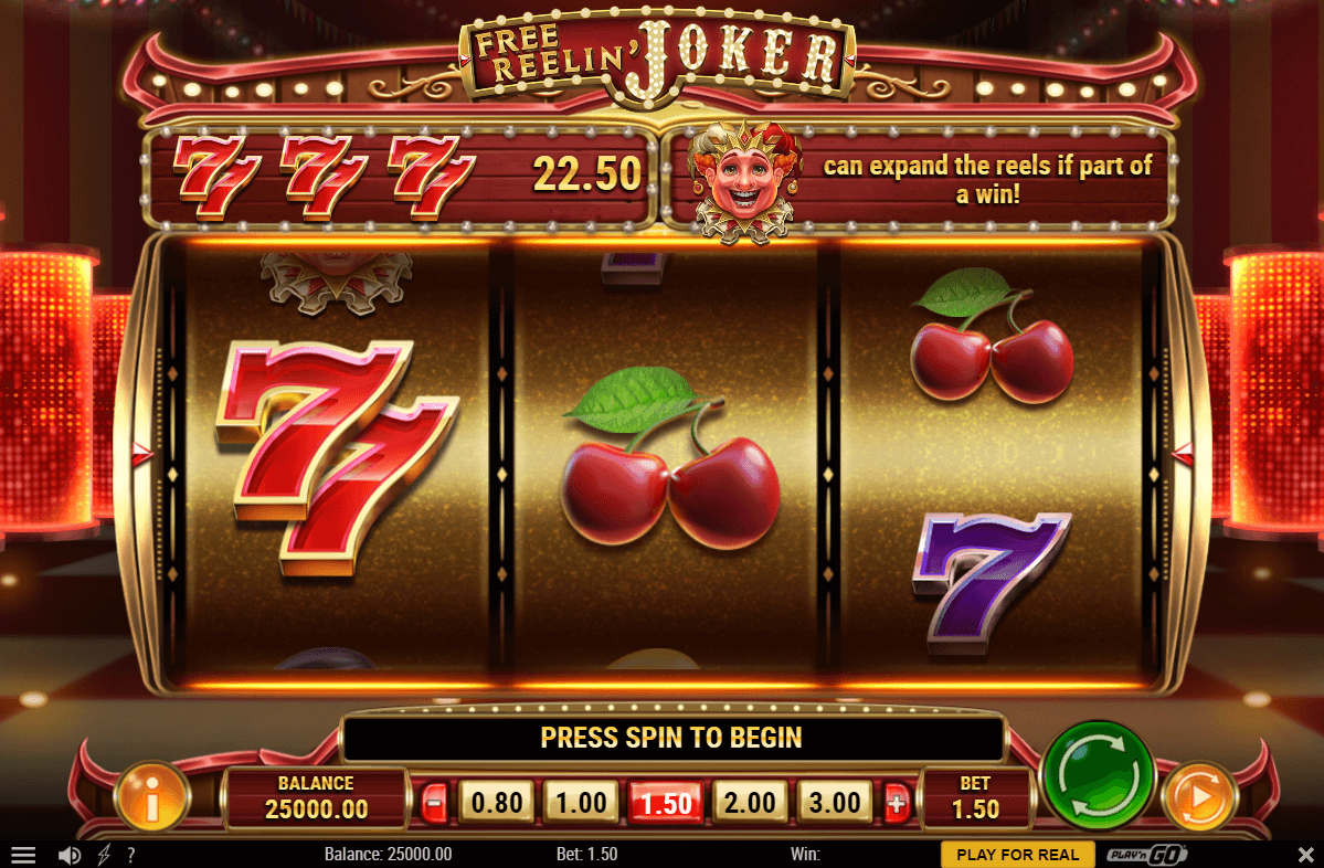 Free Reelin Joker Online Slot Game Reels