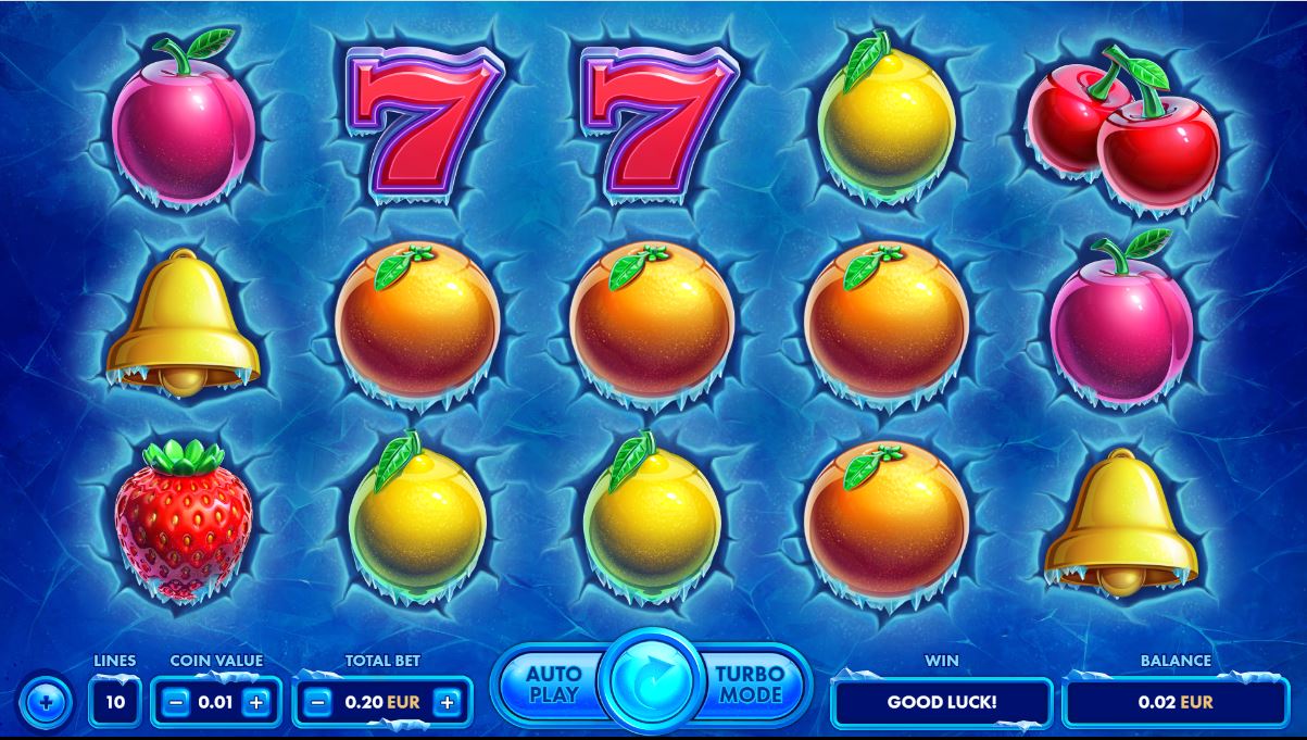NetGame Frosty Fruits Slot Reels