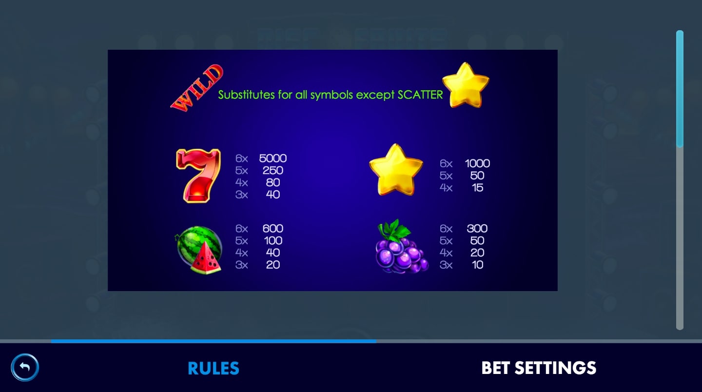 NetGame Disco Fruits online slot casino game scatter symbol