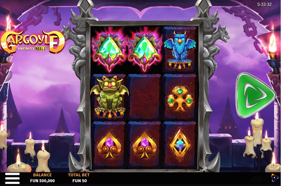 Gargoyle Infinity Reels Slot Review, Bonuses & Free Play (95.76 RTP)