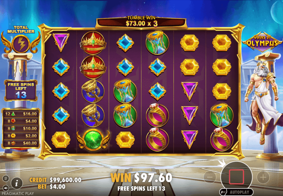 imagen de juego bonus de Gates Of Olympus