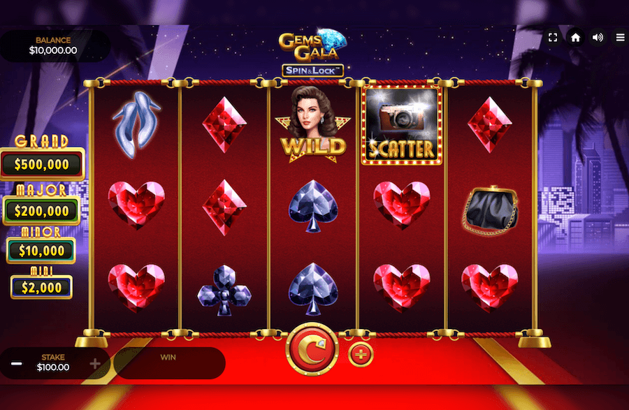 gems gala spin and lock