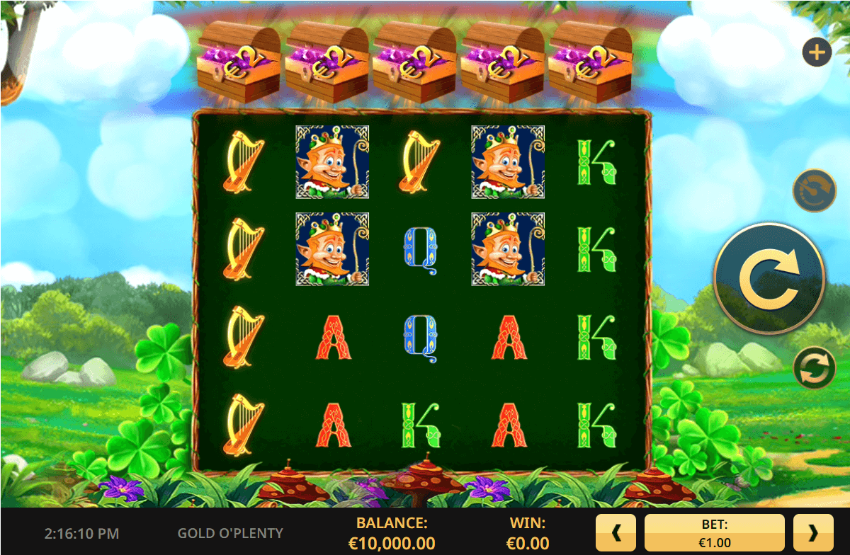 Gold O Plenty Online Slot Game Reels
