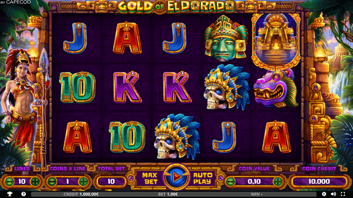 Gold of El Dorado Online Slot Game Reels