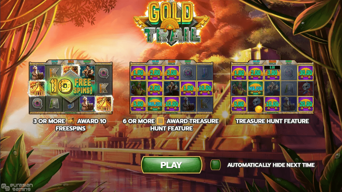 Gold Trail Online Slot Game Intro