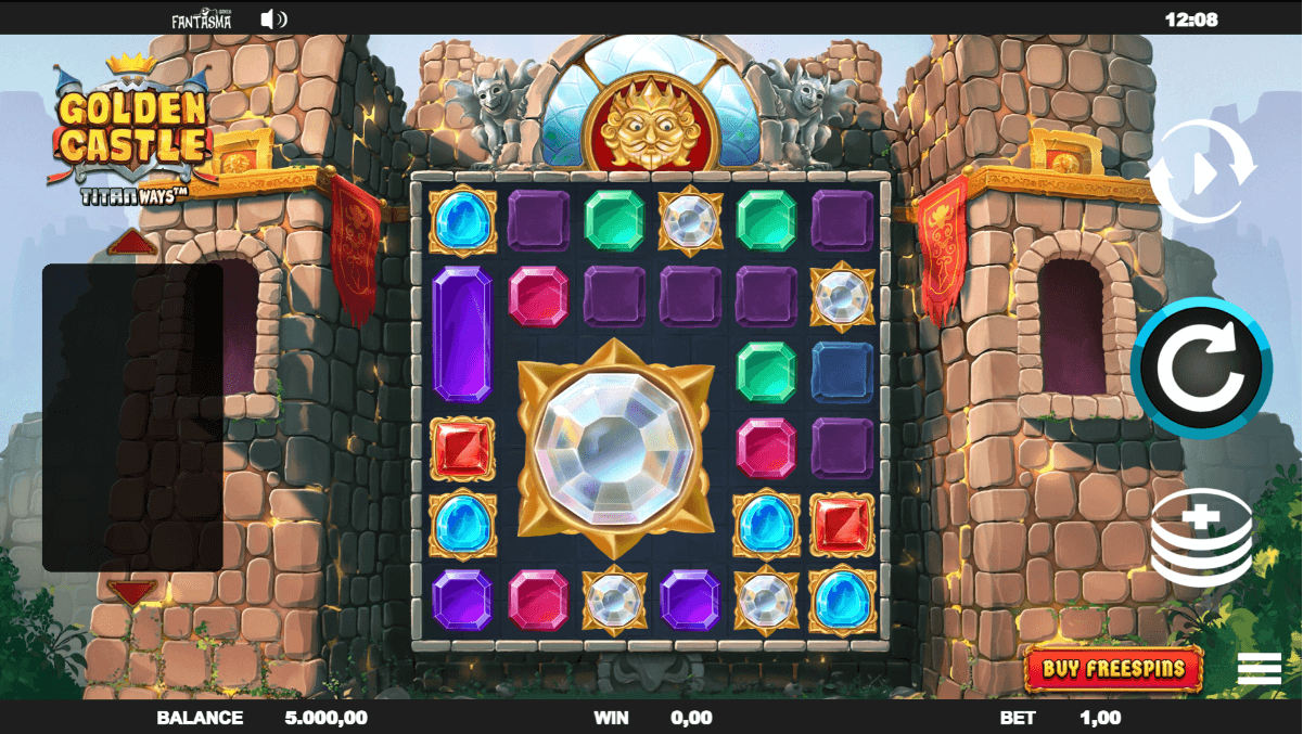 Golden Castle Online Slot Game Reels