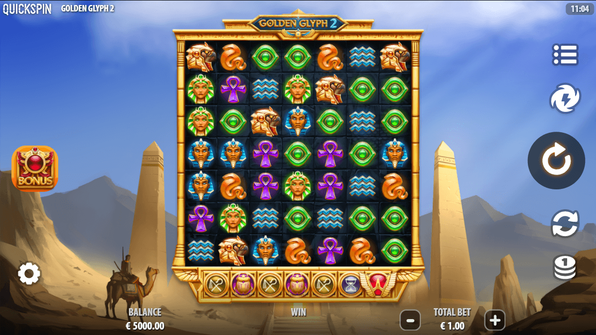 golden glyph 2 reels