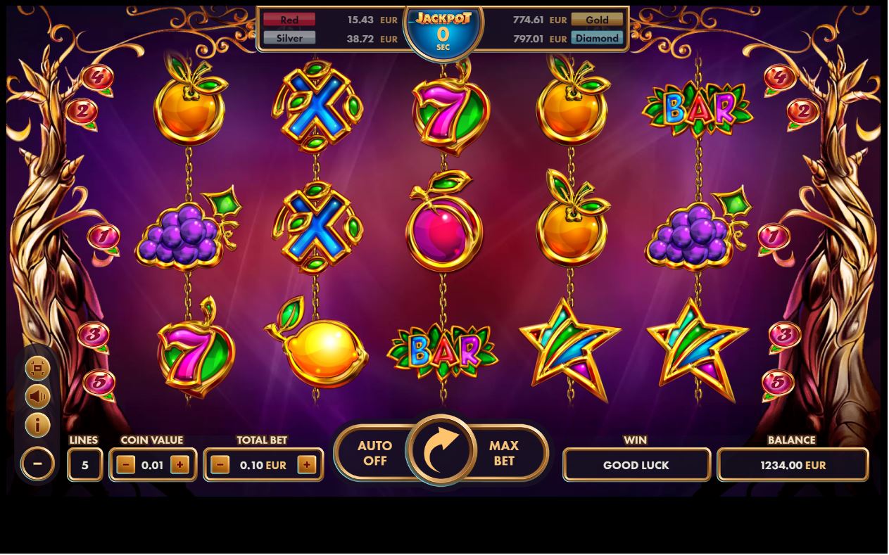 NetGame Golden Fruits Slot Reels