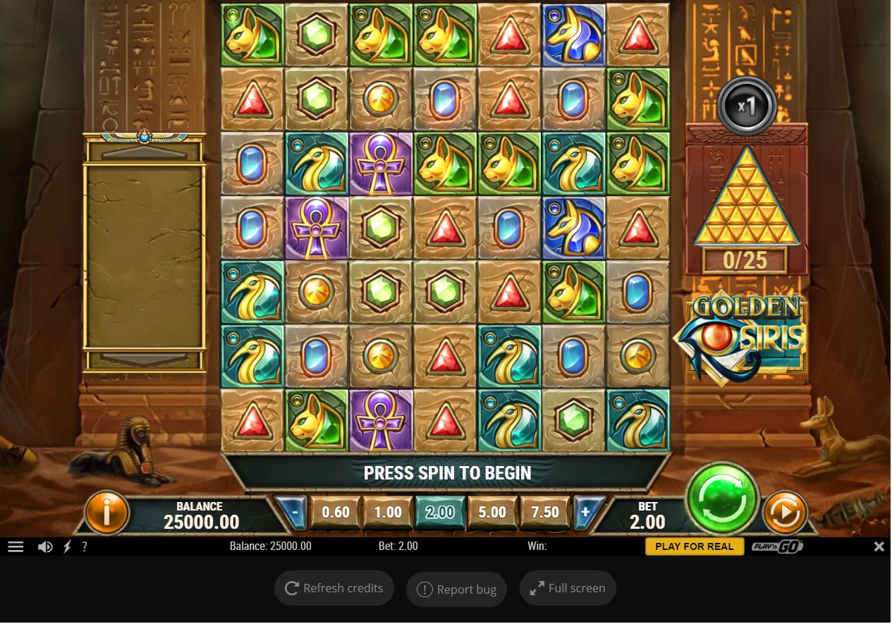 Golden Osiris Slot Reels