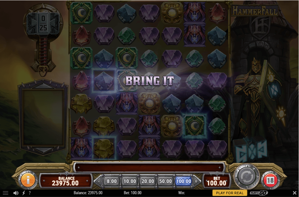 HammerFall Online Slot Game Features