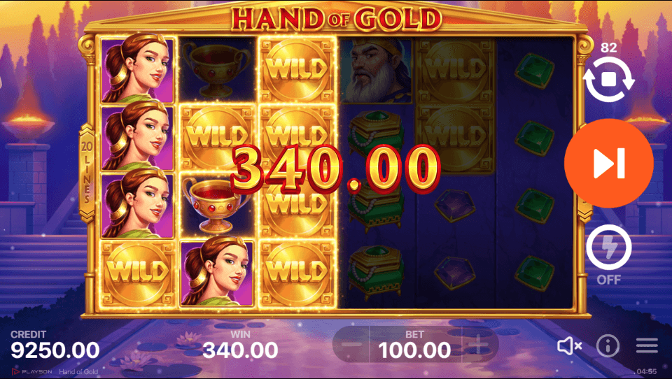 hand of gold win