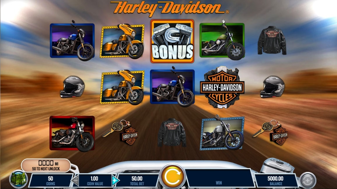IGT Harley Davidson Slot Reels
