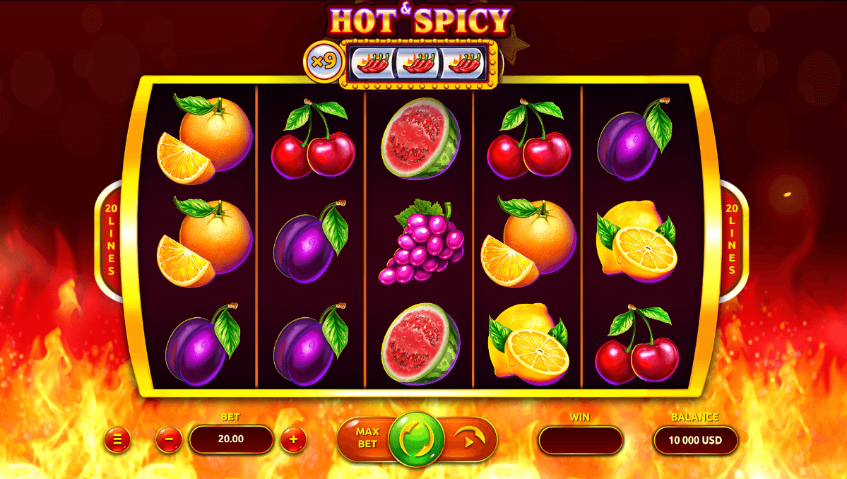 Hot and Spicy Online Slot Game Reels