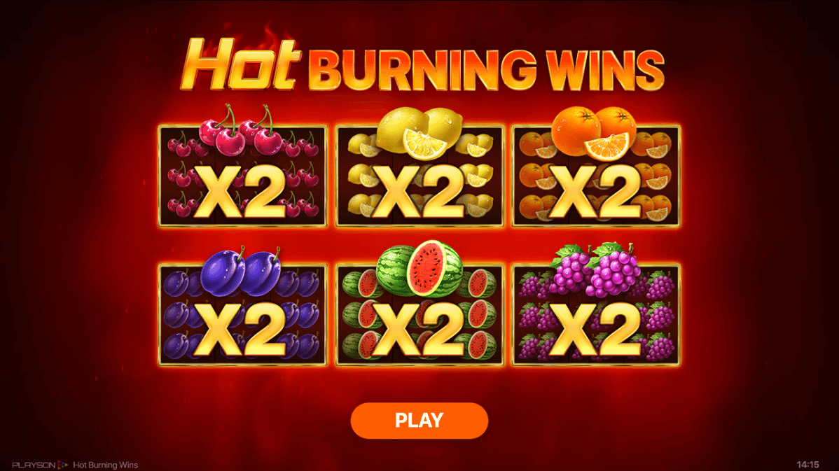 Hot Burning Wins Online Slot Game Intro