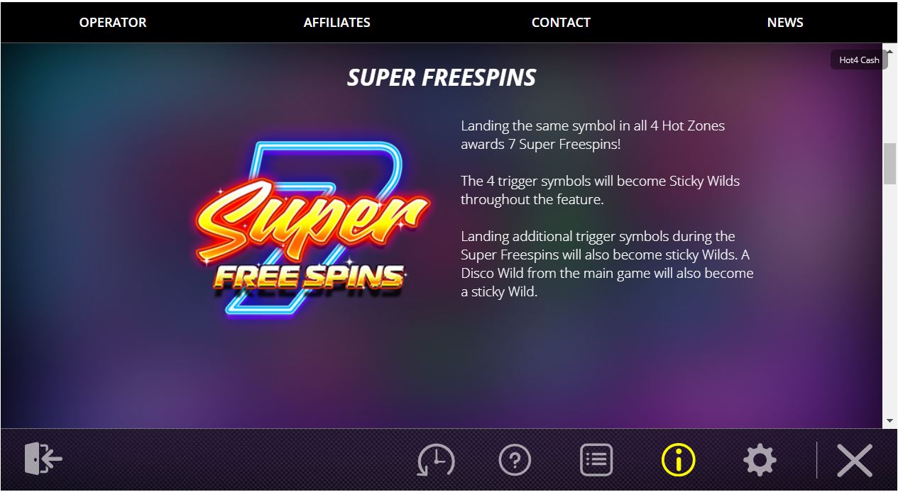 Nolimit City Hot 4 Cash slot game super free spins