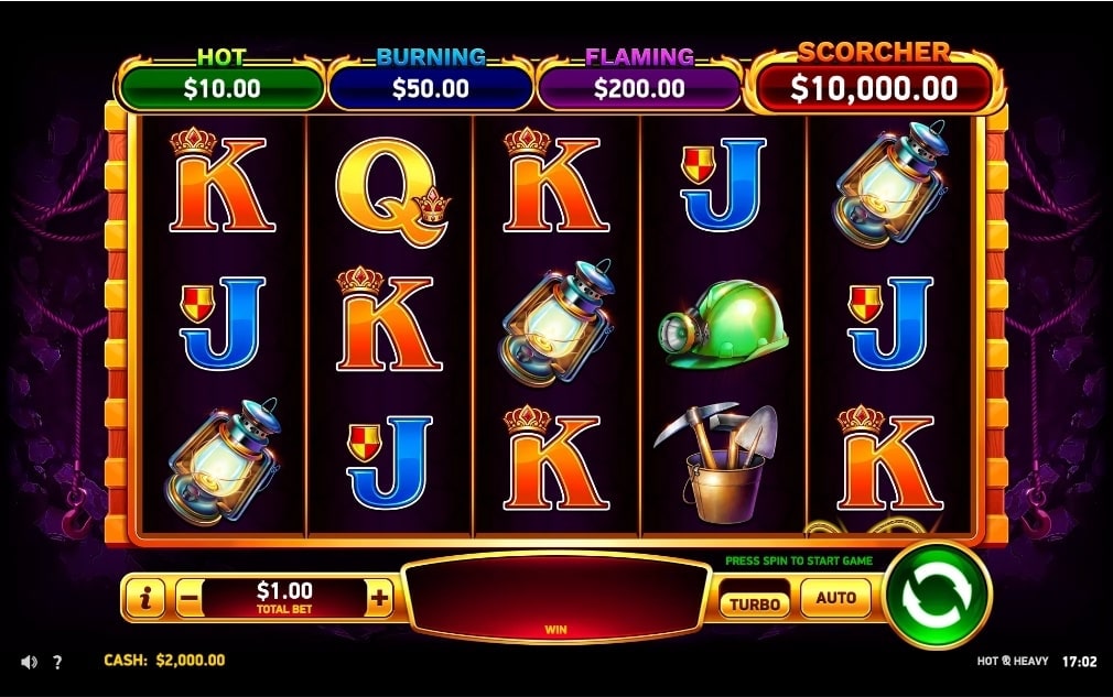 Hot and Heavy Slot Reels